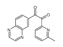 1,2-Ethanedione, 1-(6-Methyl-2-pyridinyl)-2-(6-quinoxalinyl)- structure