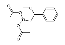 (2-methoxy-2-phenylethyl)thallium(III) acetate结构式