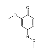 methoxy-[1,4]benzoquinone-4-(O-methyl oxime )结构式