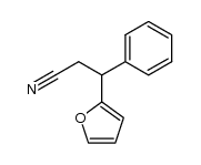 β-(2-furyl)hydrocinnamonitrile Structure