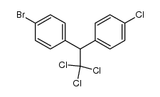 2-(4-bromo-phenyl)-1,1,1-trichloro-2-(4-chloro-phenyl)-ethane结构式