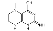 4(1H)-Pteridinone,2-amino-5,6,7,8-tetrahydro-5-methyl-(9CI) Structure