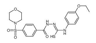 1-(4-ethoxyphenyl)-3-[(4-morpholin-4-ylsulfonylbenzoyl)amino]thiourea Structure