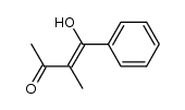 1-hydroxy-2-methyl-1-phenyl-buten-(1)-one-(3)结构式