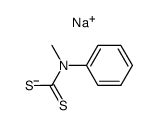sodium N-methyl-N-phenyldithiocarbamate Structure