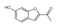 1-(6-hydroxy-benzofuran-2-yl)-ethanone Structure