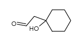 2-(1-hydroxycyclohexyl)acetaldehyde Structure