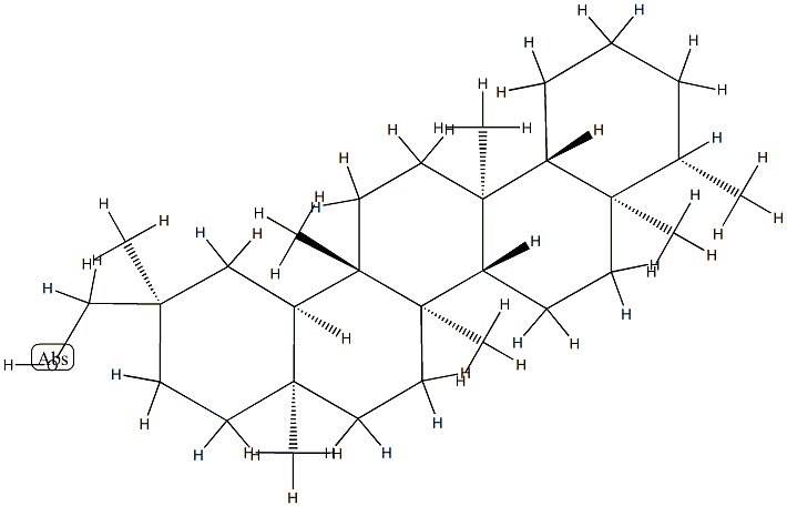 D:A-Friedooleanan-29-ol structure