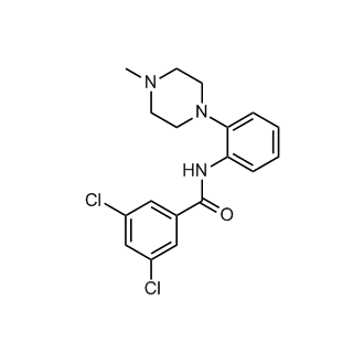 3,5-Dichloro-N-[2-(4-methyl-1-piperazinyl)phenyl]benzamide Structure