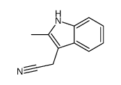 2-(2-methyl-1H-indol-3-yl)acetonitrile structure