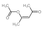 [(Z)-4-oxopent-2-en-2-yl] acetate Structure