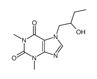 7-(2-hydroxybutyl)-1,3-dimethylpurine-2,6-dione Structure