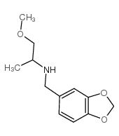 N-(1,3-benzodioxol-5-ylmethyl)-1-methoxypropan-2-amine结构式