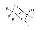 4,4,5,5,6,6,6-heptafluoro-3-methyl-hexan-3-ol结构式