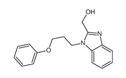 [1-(3-phenoxypropyl)benzimidazol-2-yl]methanol Structure