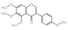 Irisolidone, methyl ether结构式