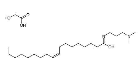 (Z)-N-[3-(dimethylamino)propyl]octadec-9-enamide,2-hydroxyacetic acid结构式