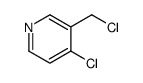 4-chloro-3-(chloromethyl)pyridine Structure