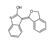 3-(3H-2-benzofuran-1-ylidene)-1H-indol-2-one结构式