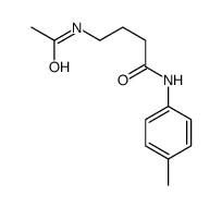 4-acetamido-N-(4-methylphenyl)butanamide Structure