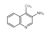 3-氨基-4-甲基喹啉结构式