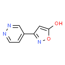 5-Isoxazolol,3-(4-pyridazinyl)-(9CI) structure