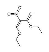 (ethoxymethylene)-(nitro)acetic acid ethyl ester结构式