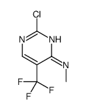 2-氯-N-甲基-5-(三氟甲基)嘧啶-4-胺结构式