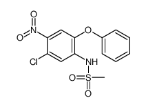 N-(5-chloro-4-nitro-2-phenoxyphenyl)methanesulfonamide Structure