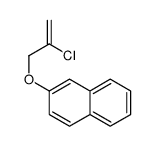 2-(2-chloroprop-2-enoxy)naphthalene Structure
