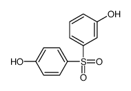 3-(4-hydroxyphenyl)sulfonylphenol结构式