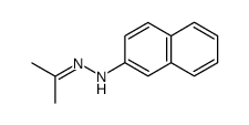 acetone-[2]naphthylhydrazone Structure