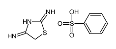 benzenesulfonic acid,2-imino-5H-1,3-thiazol-4-amine结构式