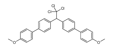 1-methoxy-4-[4-[2,2,2-trichloro-1-[4-(4-methoxyphenyl)phenyl]ethyl]phenyl]benzene结构式