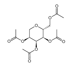 1-Deoxy-D-allopyranose tetraacetate structure