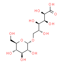 (2R,3S,4R,5R)-2,3,4,5-tetrahydroxy-6-[(2S,3R,4S,5R,6R)-3,4,5-trihydroxy-6-(hydroxymethyl)oxan-2-yl]oxy-hexanoic acid Structure