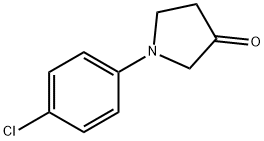 1-(4-chlorophenyl)pyrrolidine-3-one结构式