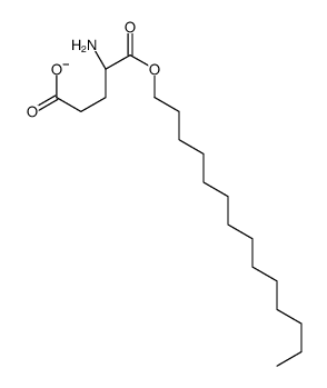 (4S)-4-amino-5-oxo-5-tetradecoxypentanoate结构式