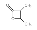 2-Oxetanone,3,4-dimethyl- Structure