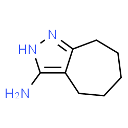 3-Cycloheptapyrazolamine,2,4,5,6,7,8-hexahydro- structure