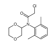 2-Chloro-N-(1,3-dioxolan-2-ylmethyl)-N-(2,6-dimethylphenyl)acetamide structure