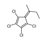 5-butan-2-ylidene-1,2,3,4-tetrachlorocyclopenta-1,3-diene结构式