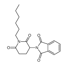 2-(1-hexyl-2,6-dioxopiperidin-3-yl)isoindole-1,3-dione Structure