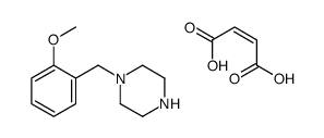 but-2-enedioic acid,1-[(2-methoxyphenyl)methyl]piperazine Structure