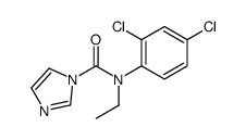 N-(2,4-dichlorophenyl)-N-ethylimidazole-1-carboxamide Structure