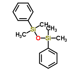 1,1,3,3-Tetramethyl-1,3-diphenyldisiloxane structure