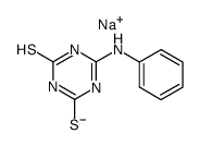 1,3,5-Triazine-2,4(1H,3H)-dithione,6-(phenylamino)-, monosodium salt Structure