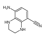 5-Quinoxalinecarbonitrile,8-amino-1,2,3,4-tetrahydro-结构式