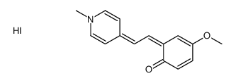 4-methoxy-2-[2-(1-methylpyridin-1-ium-4-yl)ethenyl]phenol,iodide结构式