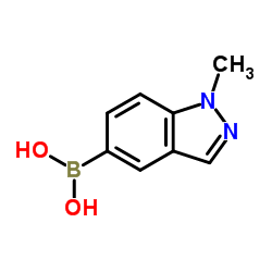 1-methyl-1H-indazol-5-ylboronic acid structure